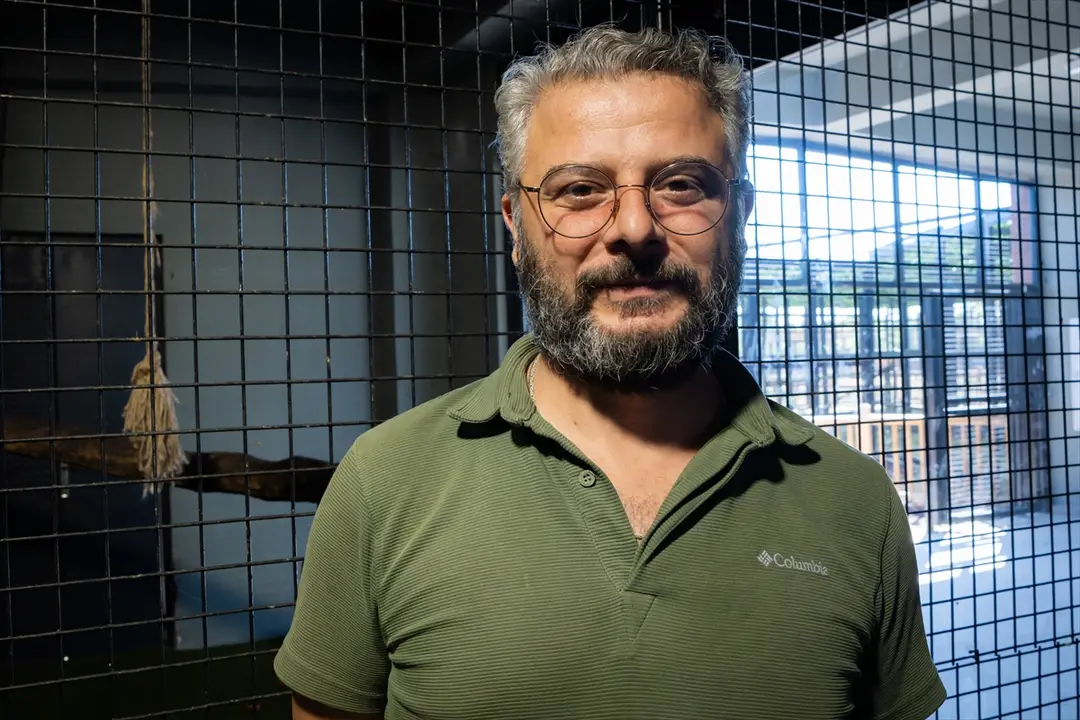 Yozgat'ta vatandaşlarca bulunan maymun "Bozok" Ankara'da yeni yuvasına alıştı