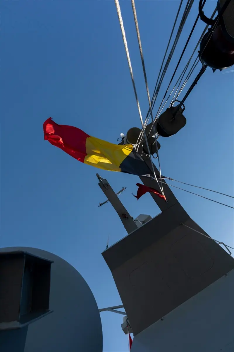 TCG Burgazada Belçika'da halkın ziyaretine açılacak