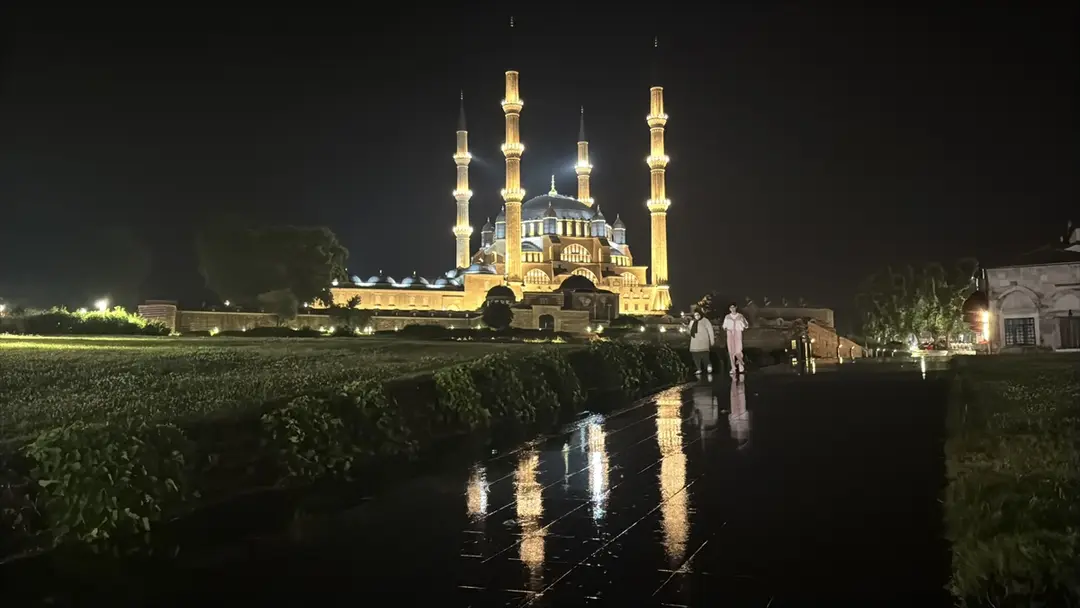 Edirne'de Sağanak Sıcak Havayı Serinletti