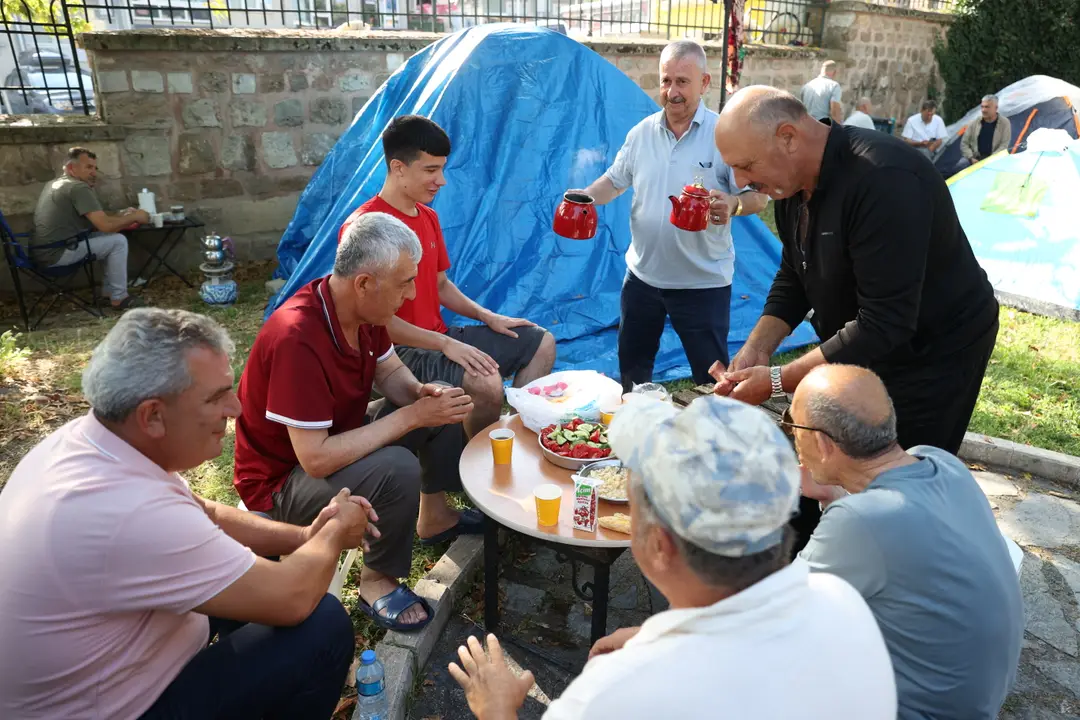 Kırkpınar tutkusu çadırları doldurdu