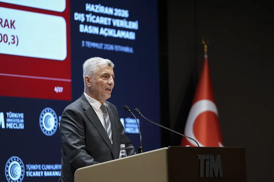 Ticaret Bakanı Ömer Bolat, haziran ayı dış ticaret verilerini açıkladı: (1)
