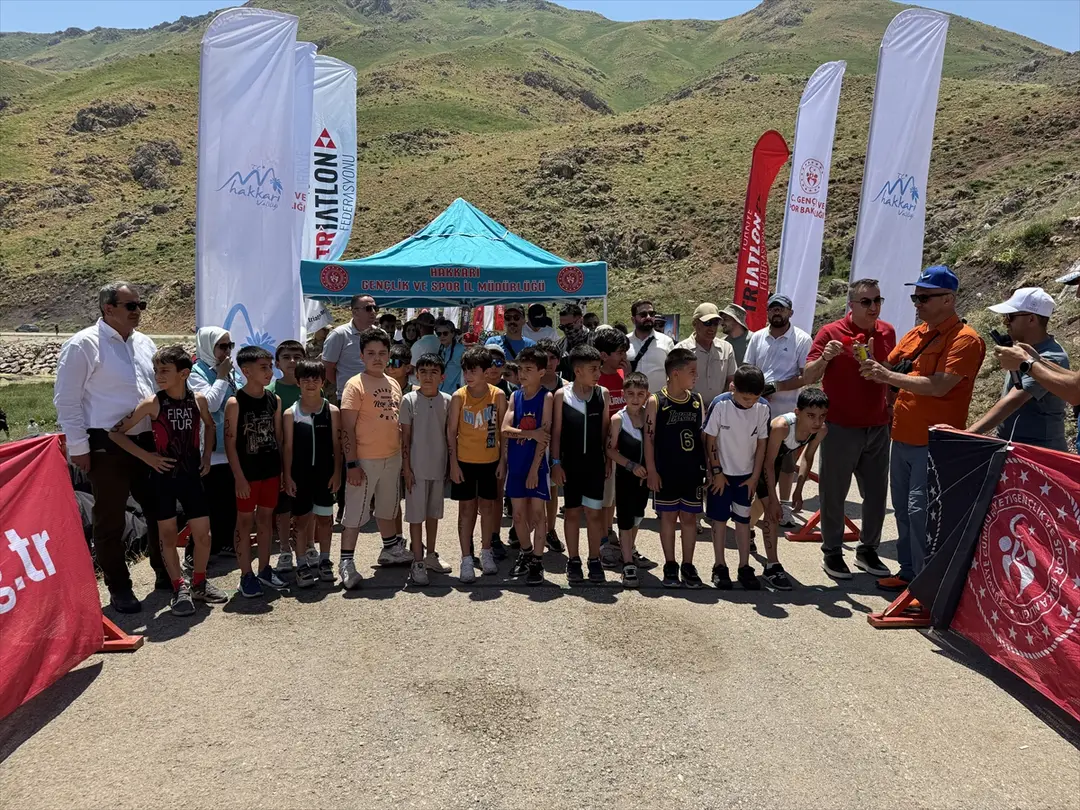 Hakkari'de Bölgesel Triatlon Ligi Duatlon yarışı yapıldı