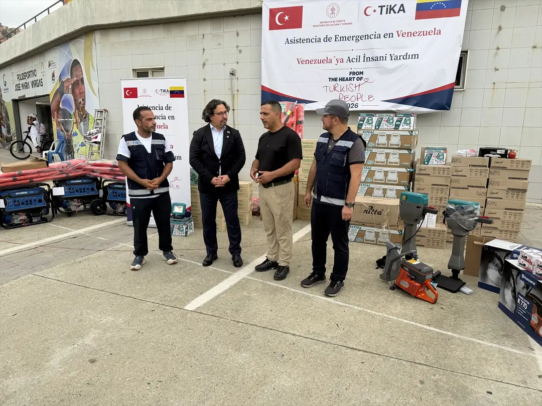 TİKA deprem felaketinden etkilenen Venezuela'ya çok sayıda ekipman desteğinde bulundu