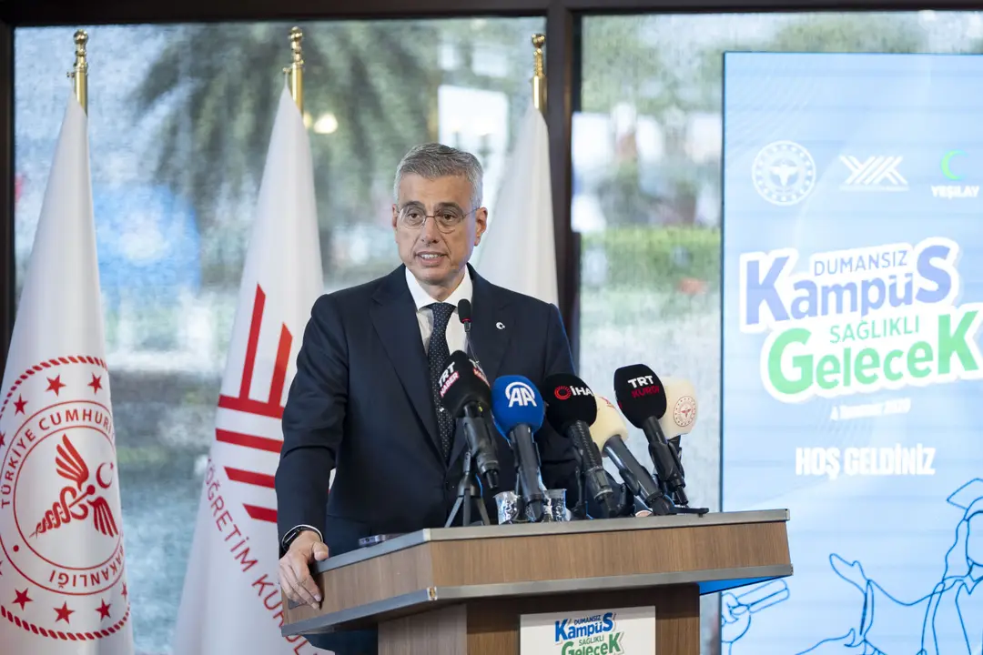 Bakan Memişoğlu, "Dumansız Kampüs, Sağlıklı Gelecek Projesi"nin tanıtım programında konuştu: