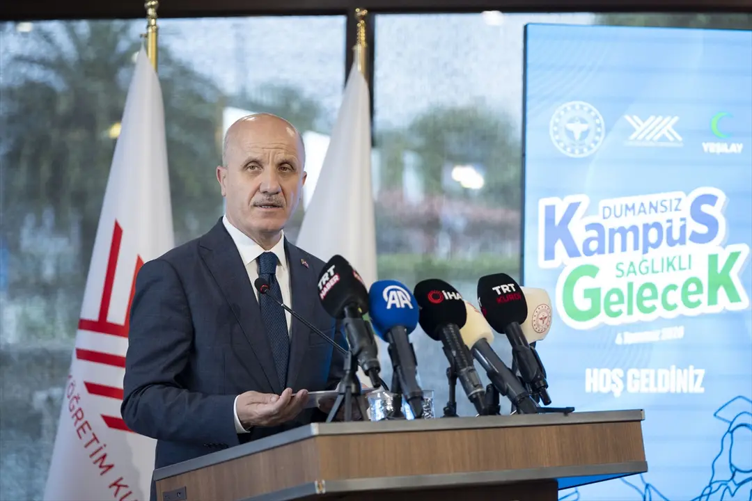 Bakan Memişoğlu, "Dumansız Kampüs, Sağlıklı Gelecek Projesi"nin tanıtım programında konuştu: