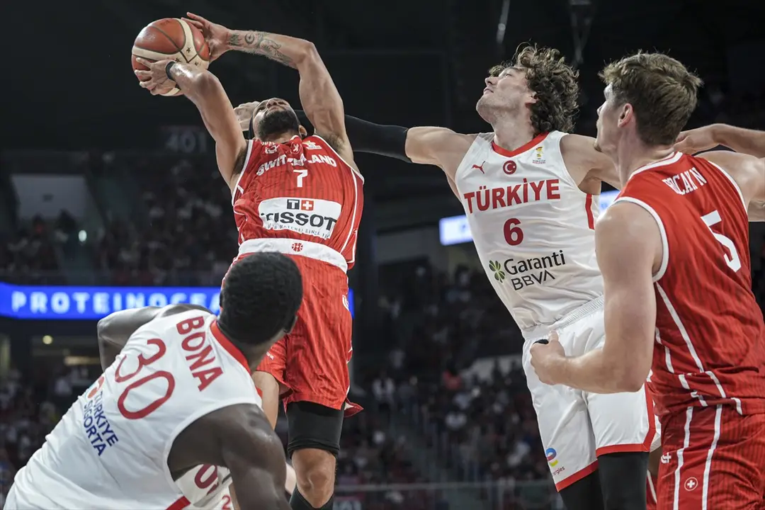 A Milli Takım: 95-72 İsviçre