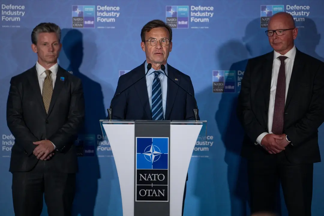 Kristersson: NATO'nun GlobalEye seçimi önemli