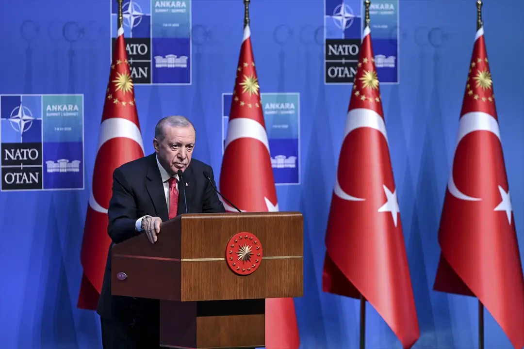 NATO ANKARA ZİRVESİ - Cumhurbaşkanı Erdoğan, NATO Liderler Zirvesi sonrası basın toplantısı düzenledi: (1)