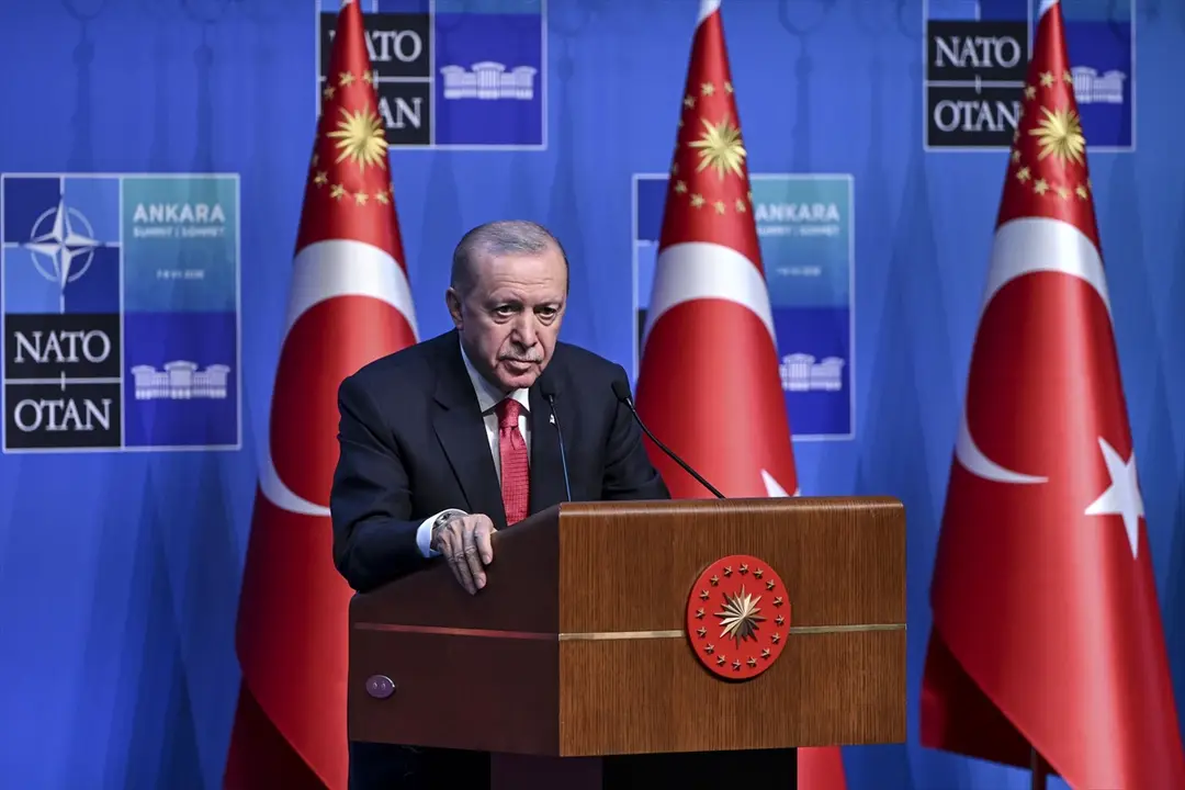 NATO ANKARA ZİRVESİ - Cumhurbaşkanı Erdoğan, NATO Liderler Zirvesi sonrası basın toplantısı düzenledi: (1)