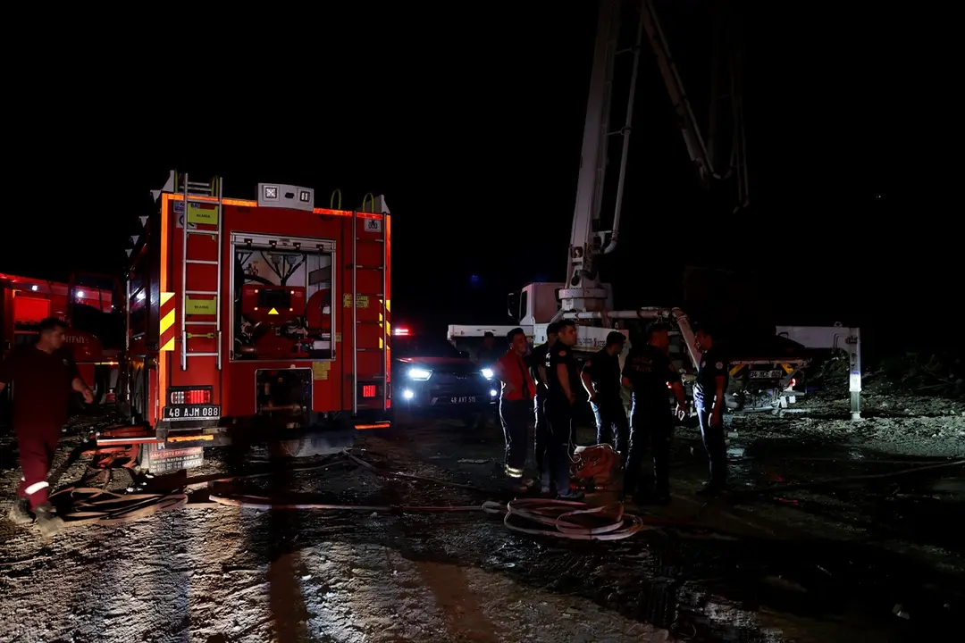 Bodrum'da Yangın Söndürüldü