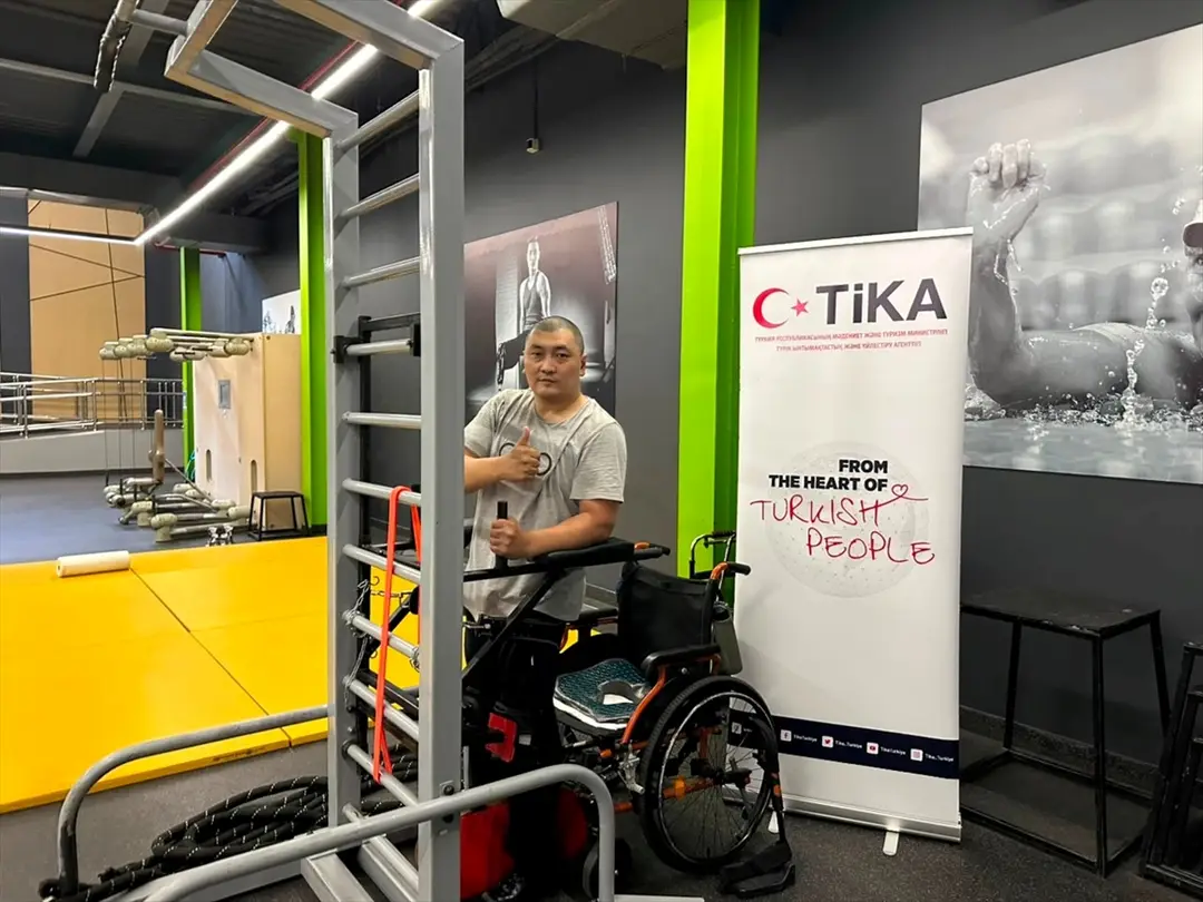 TİKA'dan Kazakistan'a Paralimpik spor ekipmanı desteği