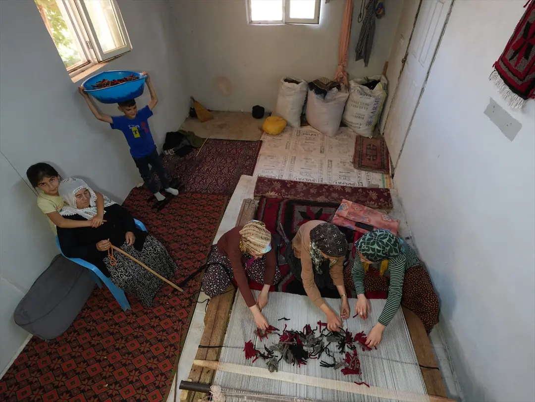 Çamdere köyü halıları ekonomiye can veriyor