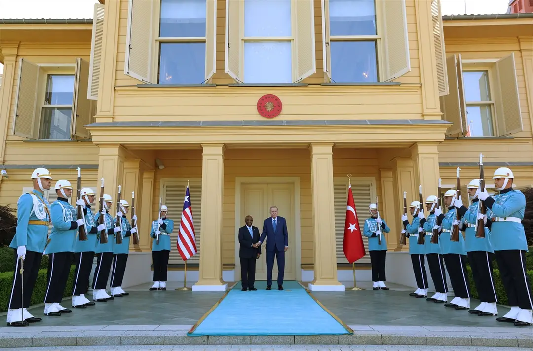İletişim Başkanlığından Cumhurbaşkanı Erdoğan'ın Liberya Cumhurbaşkanı Boakai ile görüşmesine ilişkin açıklama