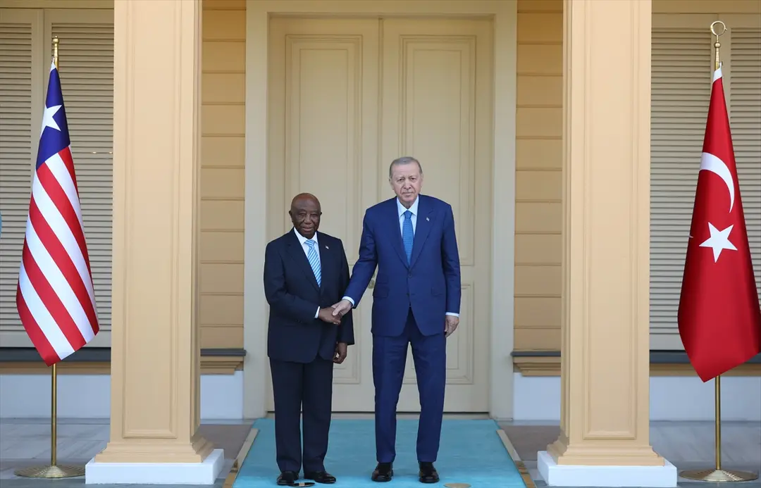İletişim Başkanlığından Cumhurbaşkanı Erdoğan'ın Liberya Cumhurbaşkanı Boakai ile görüşmesine ilişkin açıklama