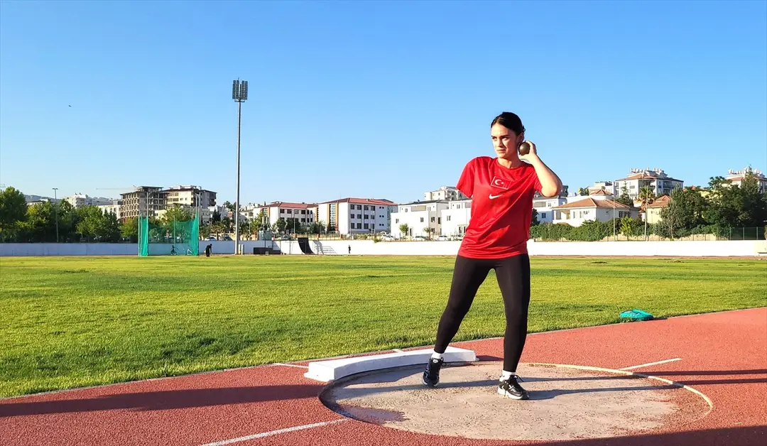 Depremzede Meryem'in hedefi olimpiyatlar