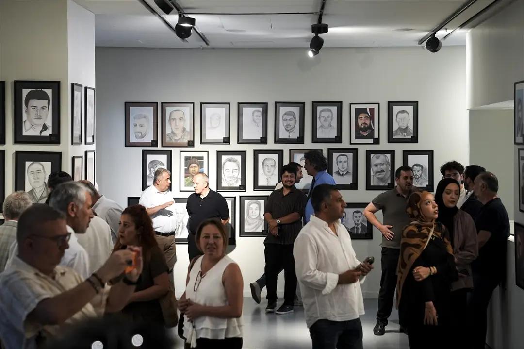253 Şehit 253 Portre sergisi AKM'de açıldı