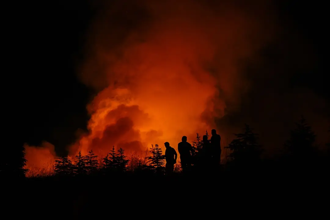 Ankara'da palet yangınına itfaiye müdahalesi