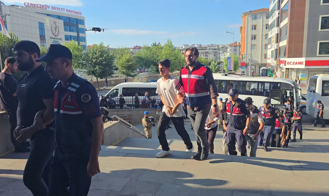 Tekirdağ merkezli bahis operasyonunda 26 şüpheli adliyede