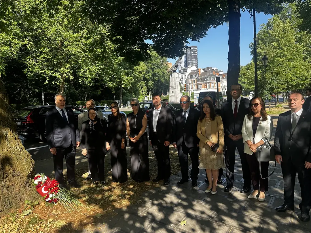 Şehit Dursun Aksoy Brüksel'de anıldı