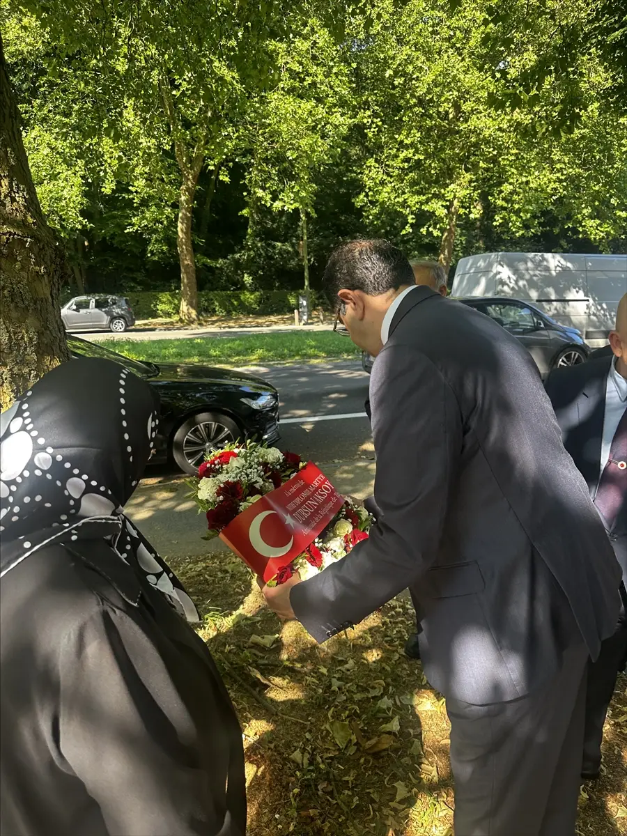 Şehit Dursun Aksoy Brüksel'de anıldı