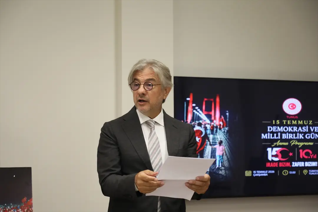 Tunus'ta 15 Temmuz anması yapıldı