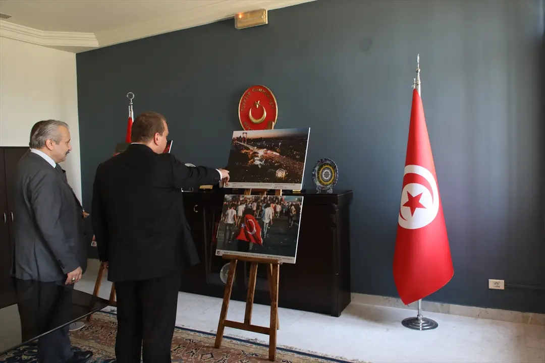 Tunus'ta 15 Temmuz anması yapıldı