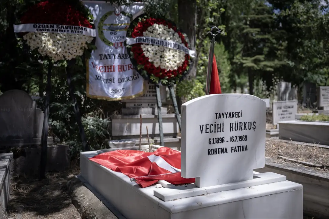 Vecihi Hürkuş: Havacılık öncüsü kabri başında anıldı