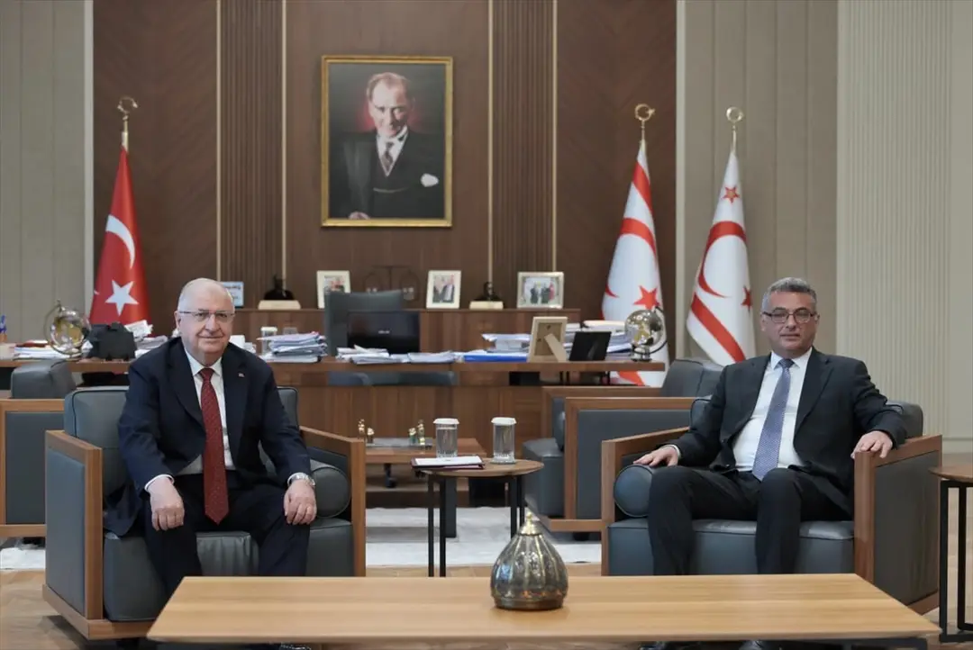 KKTC Cumhurbaşkanı Erhürman: Bakan Güler'i kabul etti