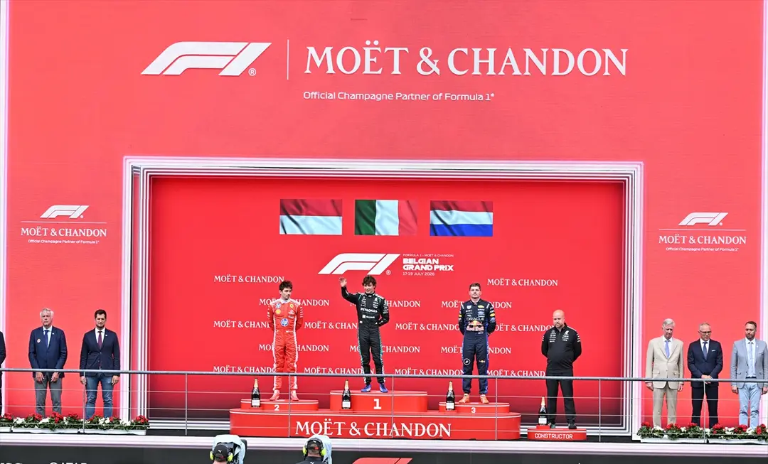Kimi Antonelli: Belçika Grand Prix'sinde zirveye çıktı