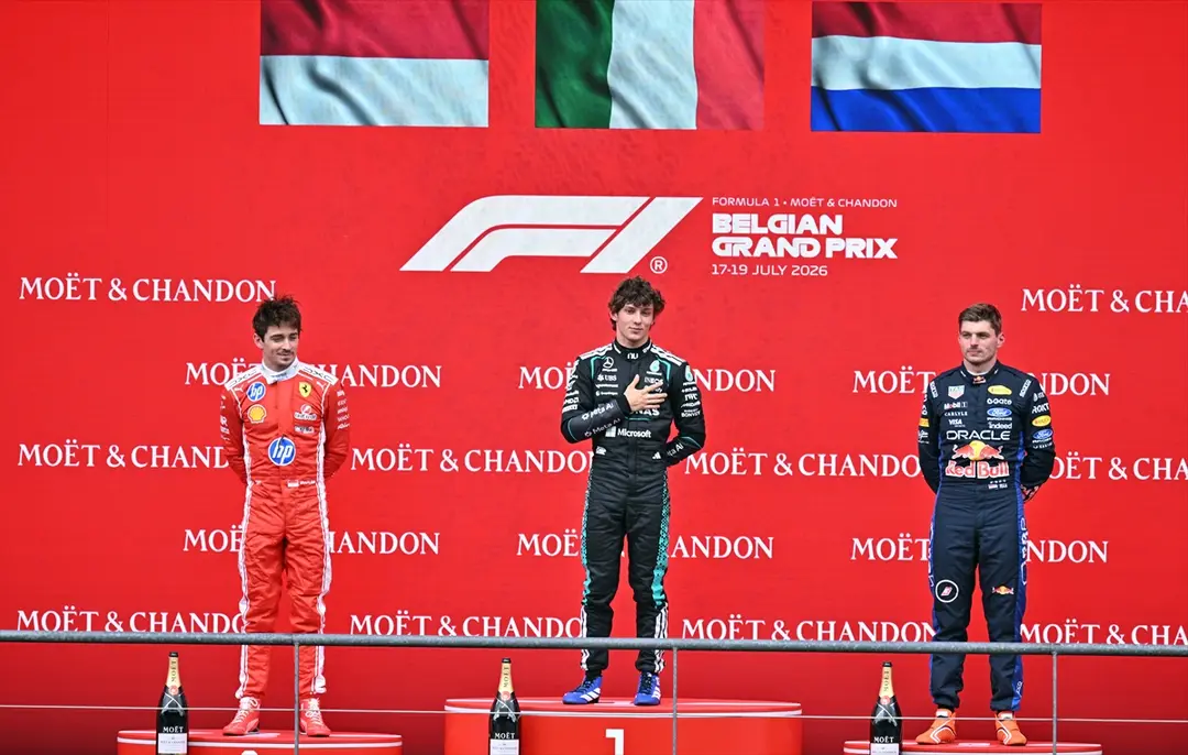 Kimi Antonelli: Belçika Grand Prix'sinde zirveye çıktı