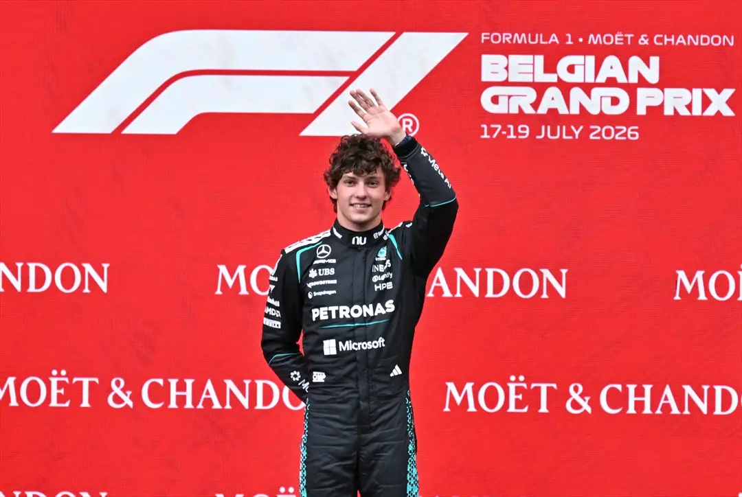 Kimi Antonelli: Belçika Grand Prix'sinde zirveye çıktı