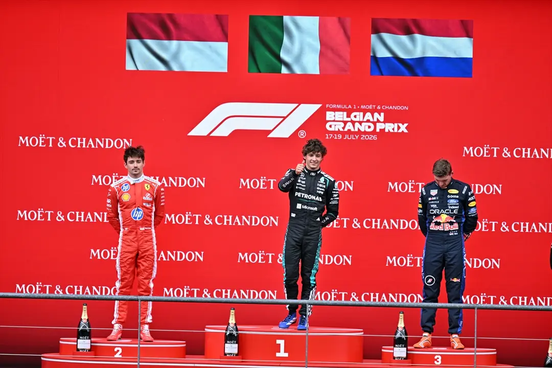 Kimi Antonelli: Belçika Grand Prix'sinde zirveye çıktı