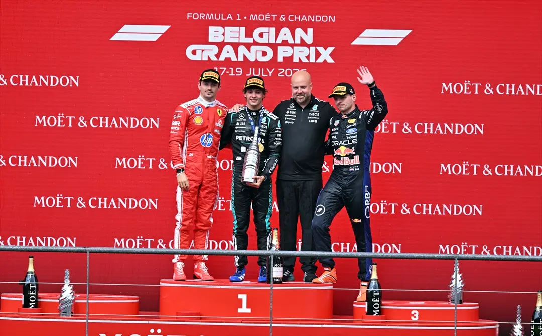 Kimi Antonelli: Belçika Grand Prix'sinde zirveye çıktı