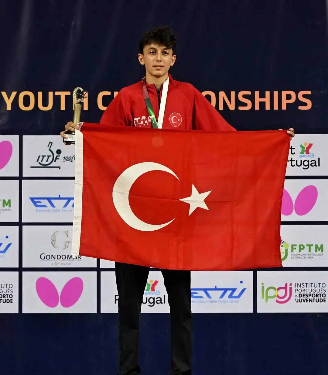 Görkem Öçal: 15 Yaş Altı Avrupa Masa Tenisi Şampiyonu