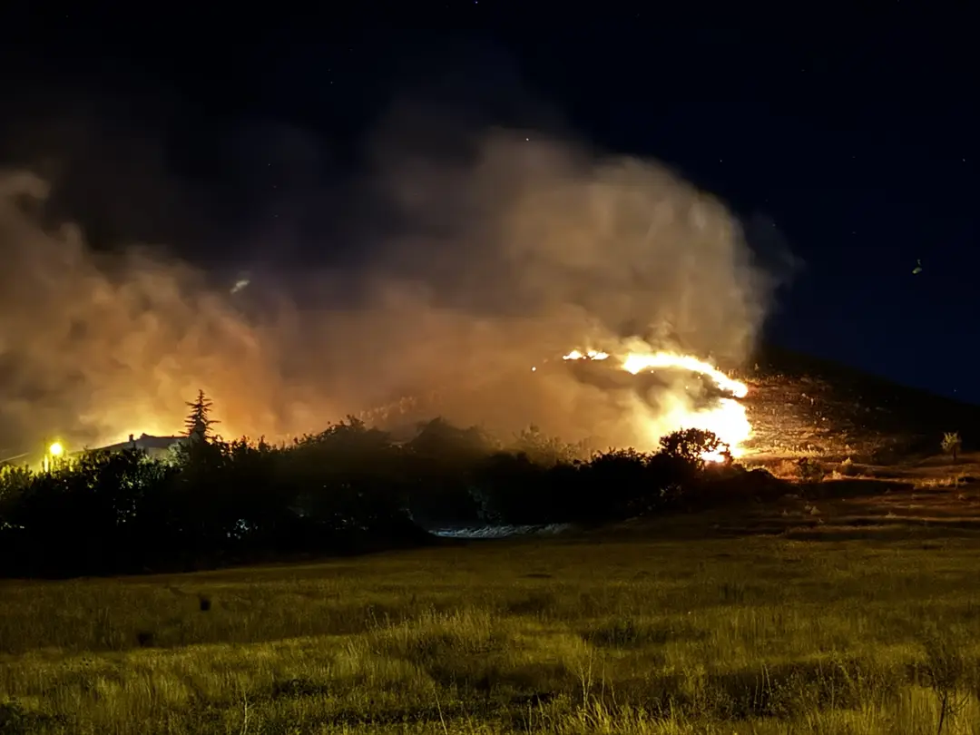 25 Dönüm Fläche in Elazığ verbrannt: Brand unter Kontrolle