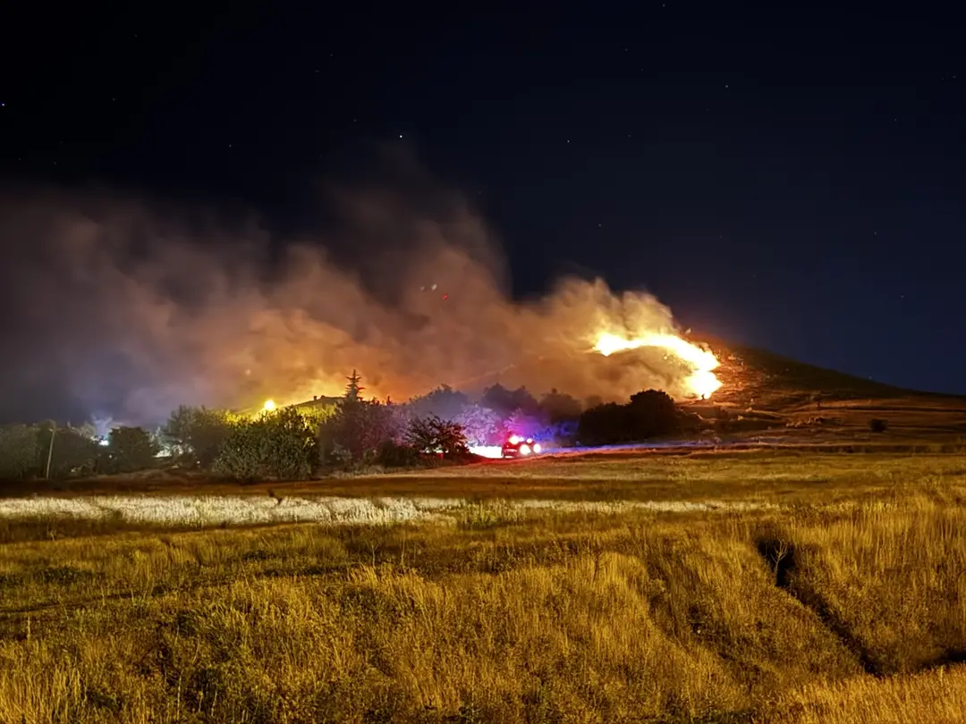 25 Dönüm Fläche in Elazığ verbrannt: Brand unter Kontrolle