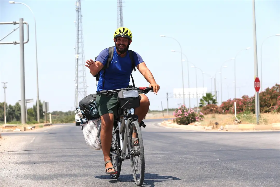 Şubat Beydilli: Kocaeli to Umrah by Bicycle, Enters Syria