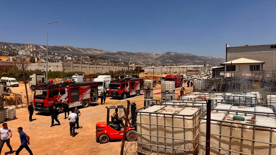 Kahramanmaraş Fabrika Yangını: Ekipler Müdahale Ediyor