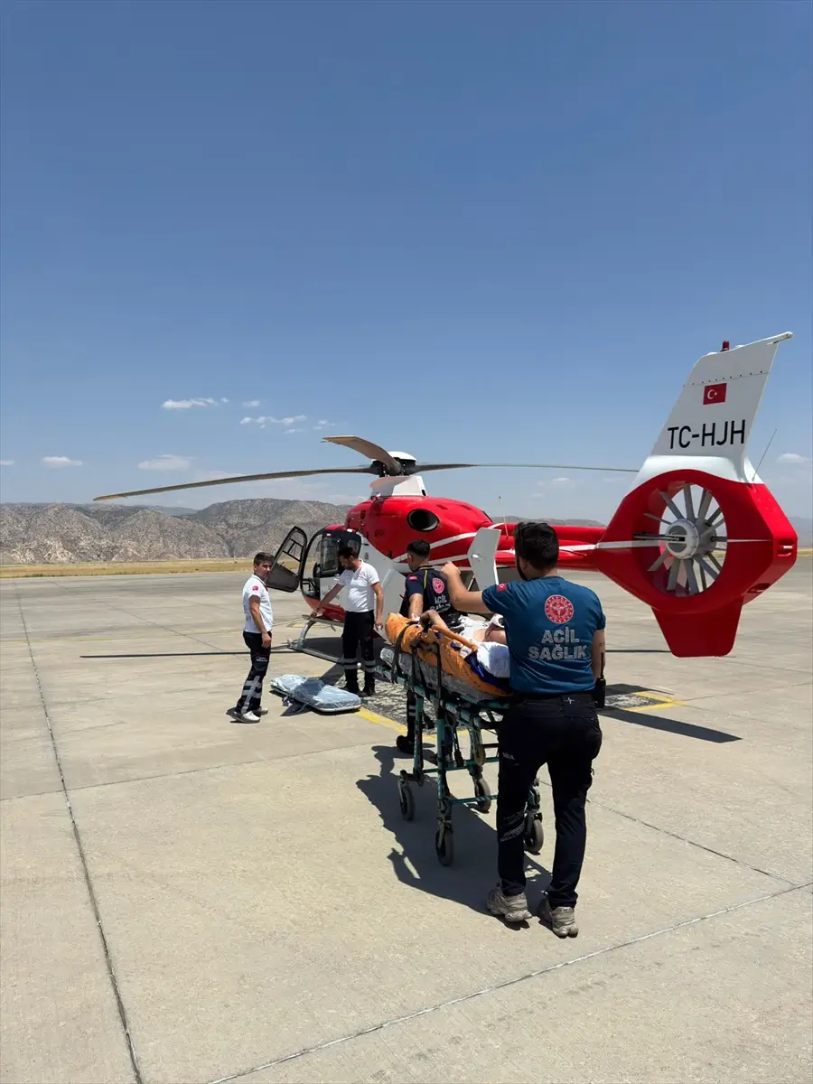 Patient Transferred from Şırnak to Şanlıurfa by Air Ambulance