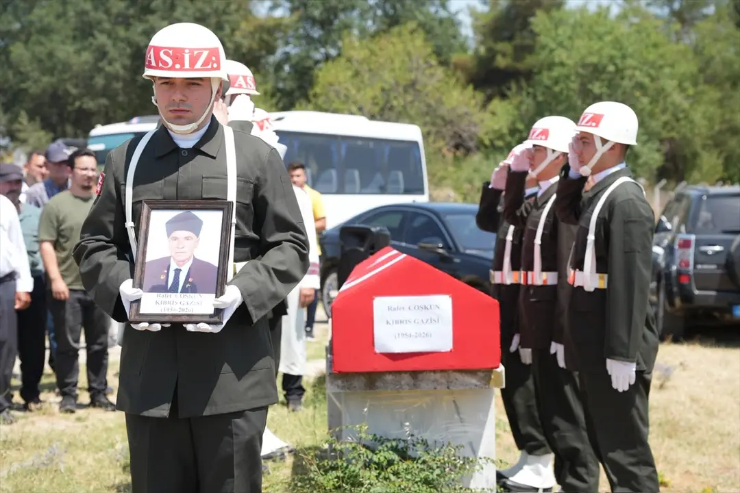 In Tekirdağ: Zypern-Veteran Rafet Coşkun auf seine letzte Reise verabschiedet