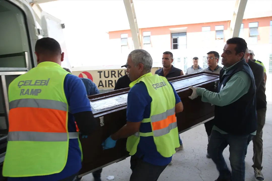 Suudi Arabistan'daki yangında ölen 4 Türk Hatay'a getirildi