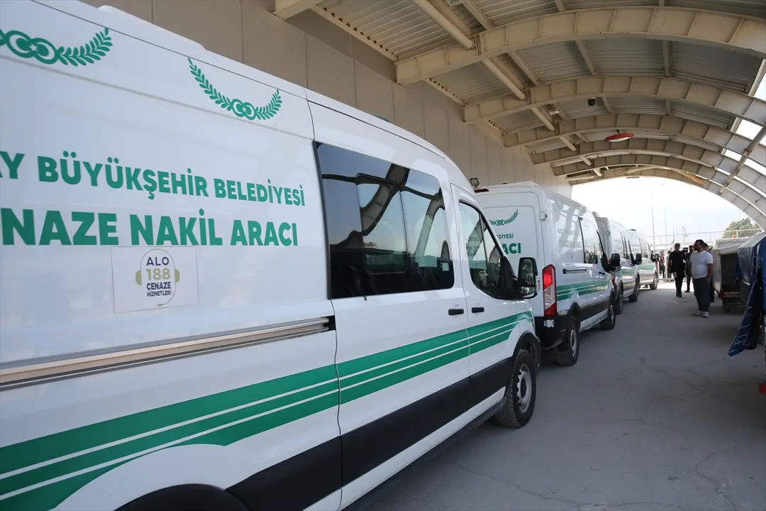 Suudi Arabistan'daki yangında ölen 4 Türk Hatay'a getirildi