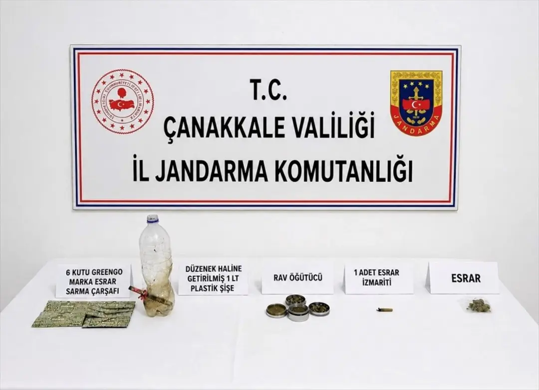Drogenrazzia in Çanakkale: 2 Verdächtige verhaftet