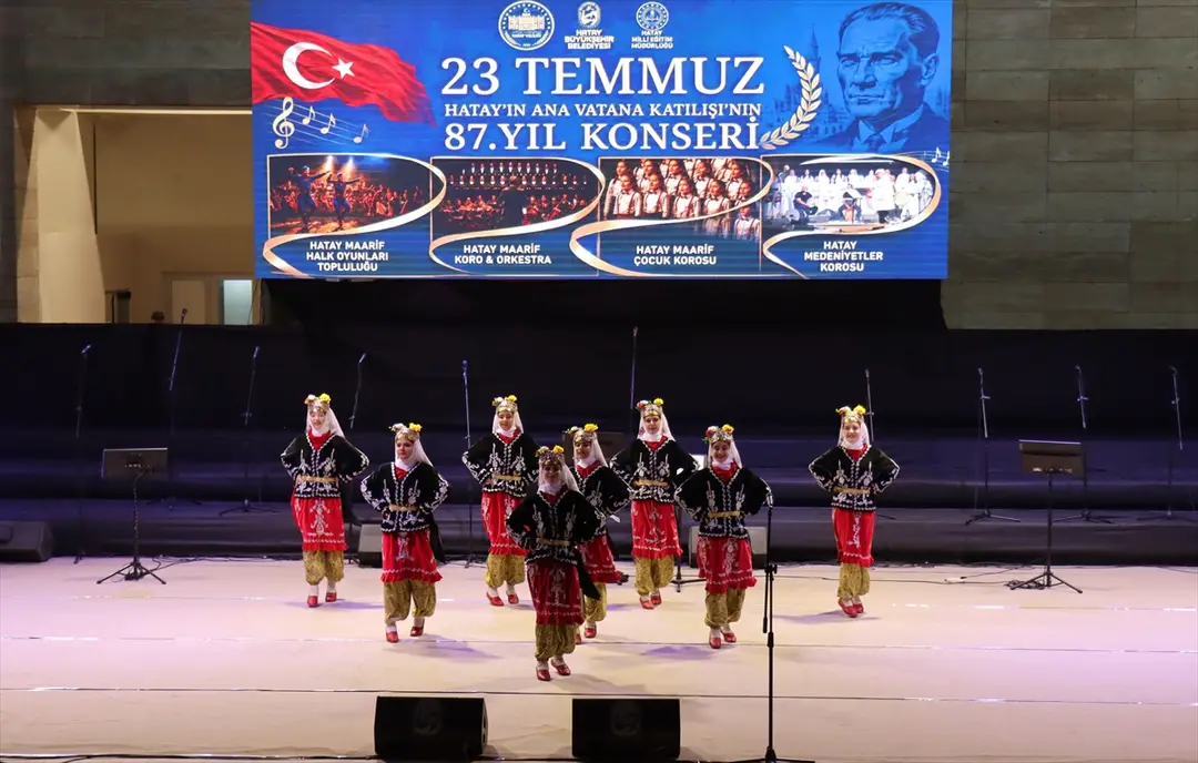 Antakya Medeniyetler Korosu tritt zum Jahrestag Hatays auf