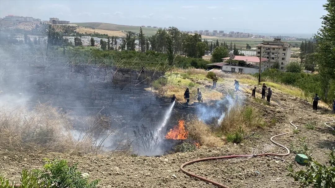 Gartenbrand in Kırıkhan, Hatay: Pkw unbrauchbar