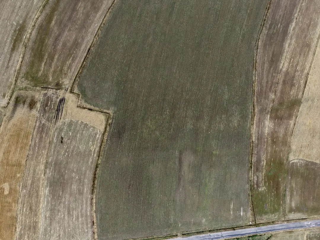 Hagelschaden in Samsun Ladik: Felder mit Drohne gefilmt