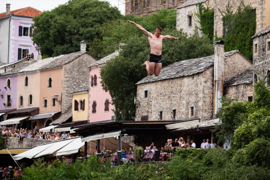 460th Traditional Mostar Bridge Jumps Held