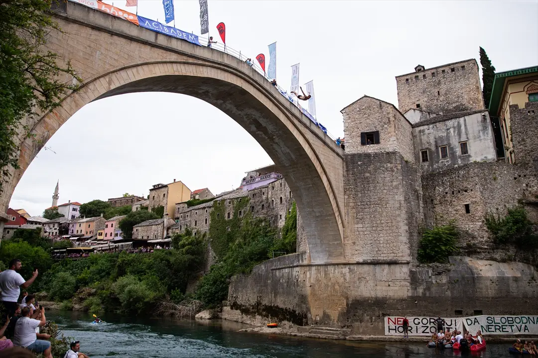 460th Traditional Mostar Bridge Jumps Held