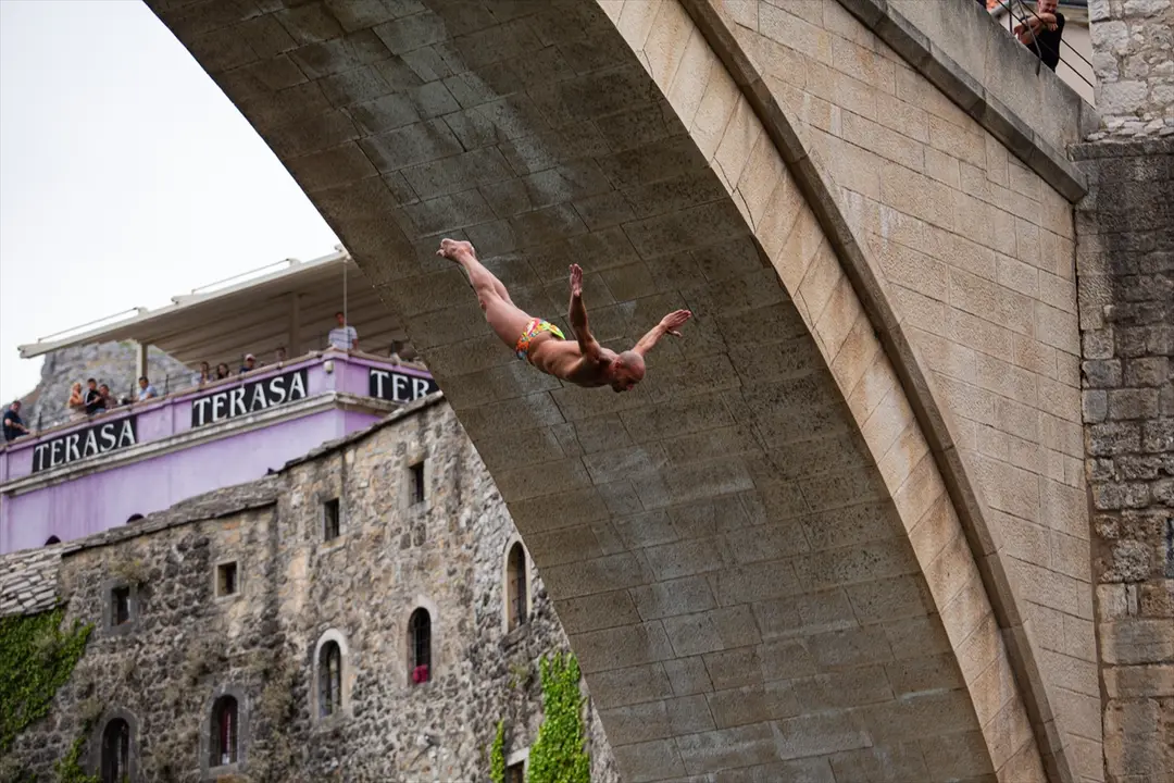 460th Traditional Mostar Bridge Jumps Held