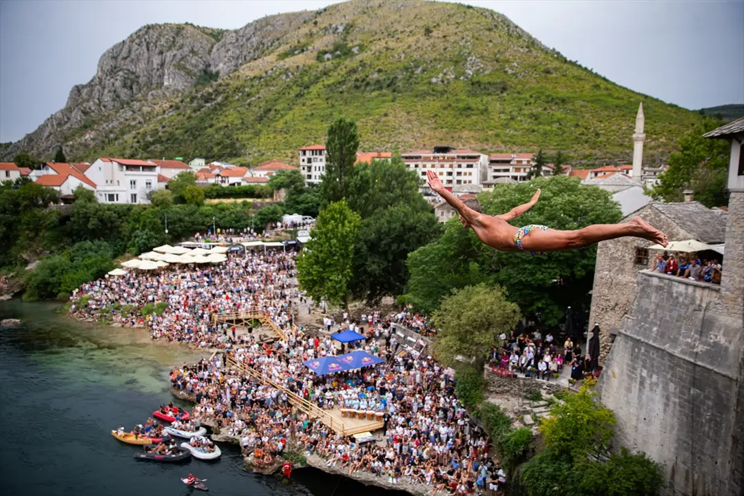460th Traditional Mostar Bridge Jumps Held